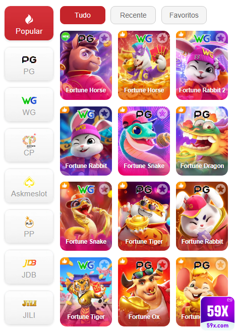 Experiência de Jogos 59x.com